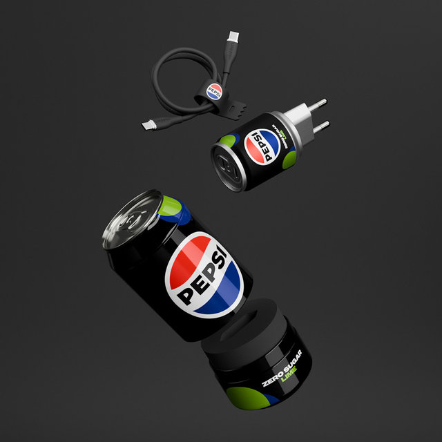 펩시 45W C타입 고속 충전기 제로라임