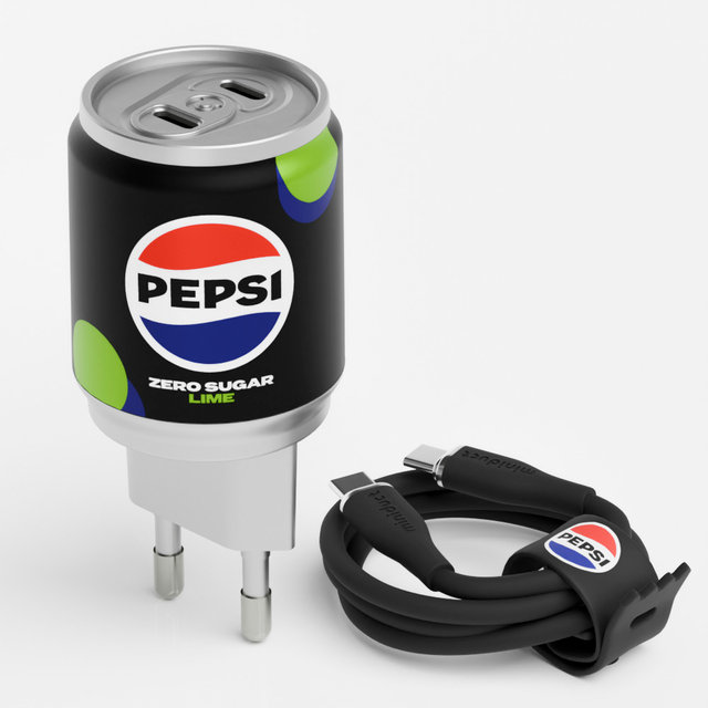 펩시 45W C타입 고속 충전기 제로라임