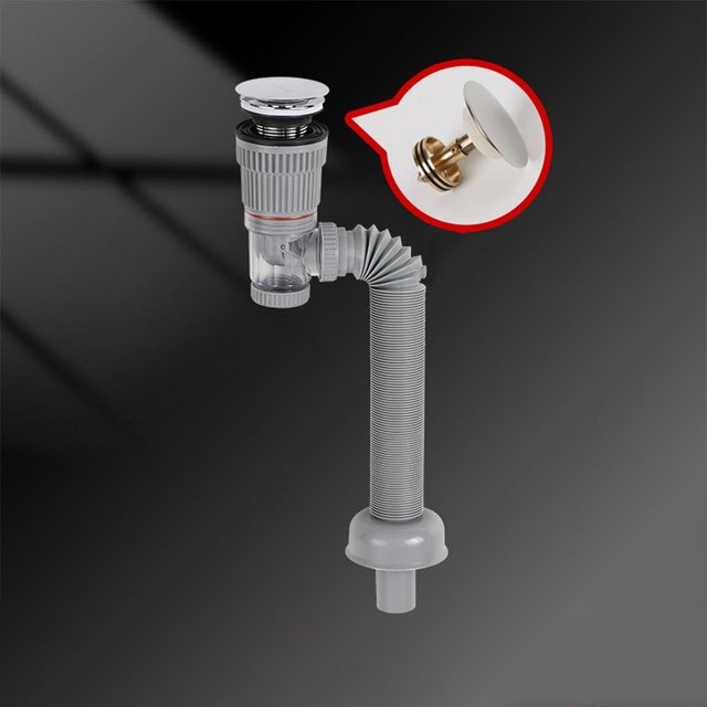 화장실 싱크대 일체형 트랩 하수구 매관 냄새 차단