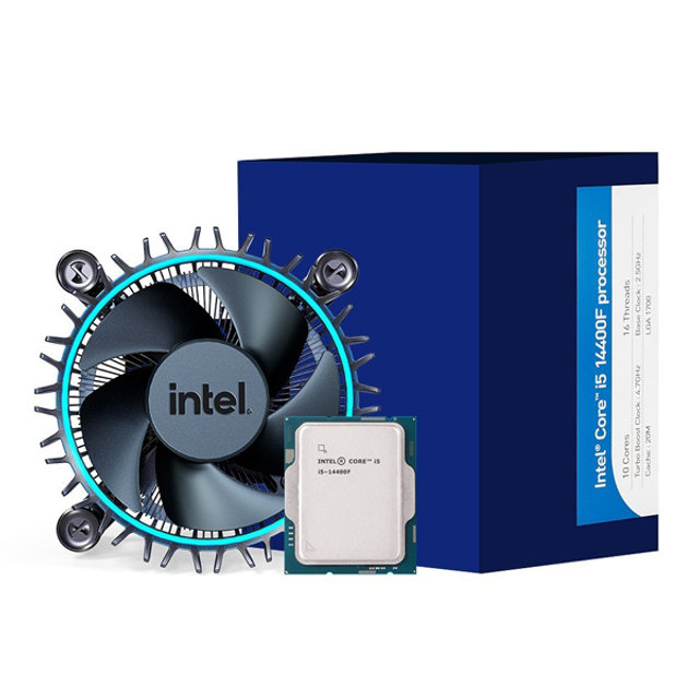 인텔 코어14세대 정품 i5-14400F CPU (밸류팩/랩터레이크 리프레시/LGA1700/쿨러포함)