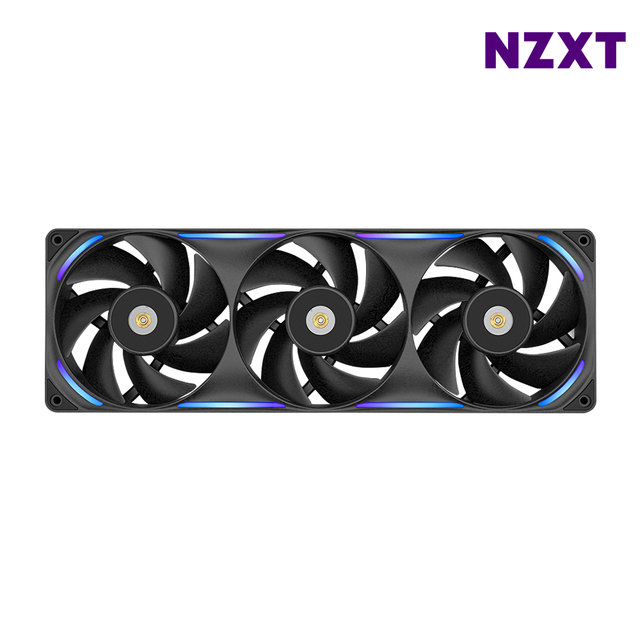 NZXT F360X 블랙 일체형 시스템팬 RGB쿨링팬