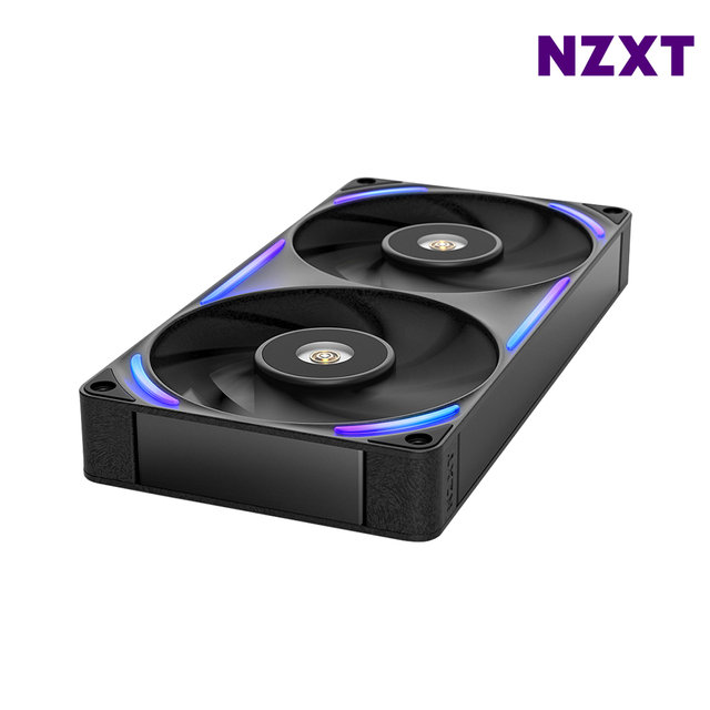 NZXT F240X 블랙 일체형 시스템팬 RGB쿨링팬