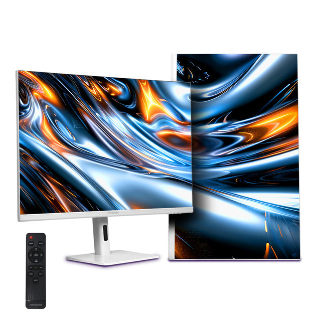 크로스오버 32QD100WM IPS WQHD 81cm 피벗 화이트 사무용 게이밍 컴퓨터 모니터 무결점