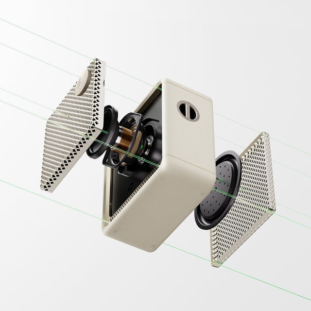 [EDIFIER][국내공식]에디파이어 ES20 아이보리 휴대용 블루투스 스피커 6W