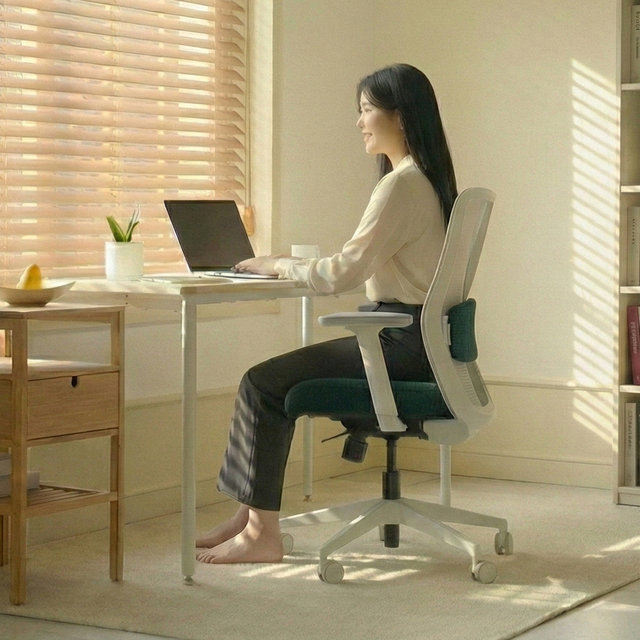 듀오백 솜 SOAM 여성용 맞춤의자 사무용 컴퓨터 허리편한 책상 의자