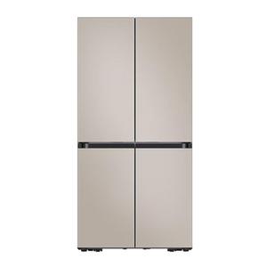 Bespoke AI 하이브리드 키친핏맥스 4도어 RM70F64R1G [637L, 베이지]