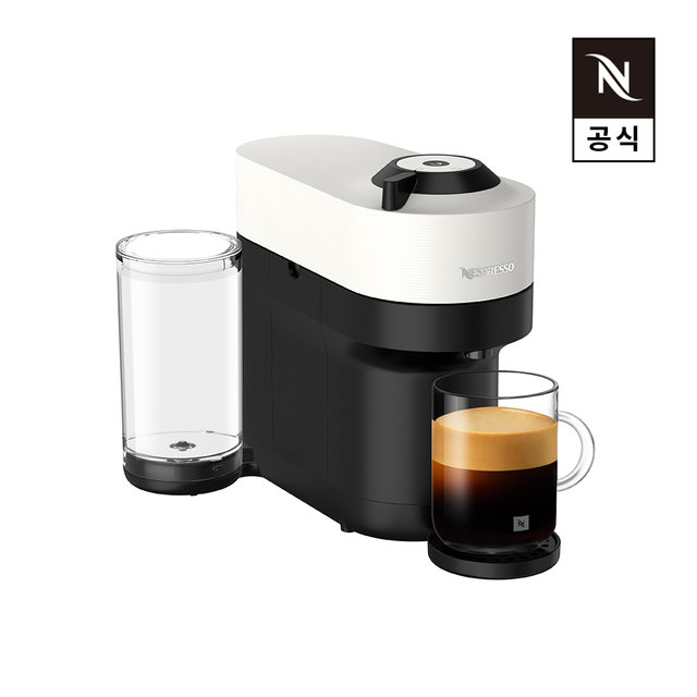네스프레소 버츄오 팝 플러스 스탠다드 캡슐커피머신 화이트 GCV6-WH
