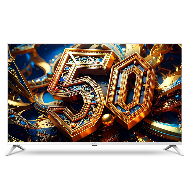 스마트 화이트 43 QLED 120Hz 돌비 AI 구글 5.0 [택배배송 자가설치]