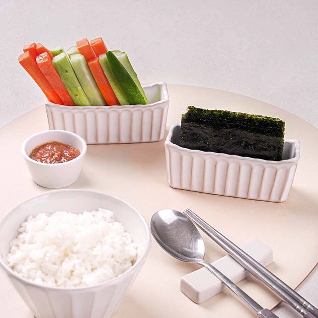 온도 아리아 김그릇 기본형 핸드메이드 도자기 김 감태 다용도