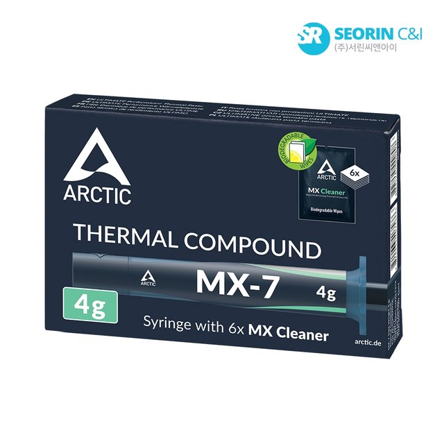 [서린공식] ARCTIC MX-7 서린 클리너/4g