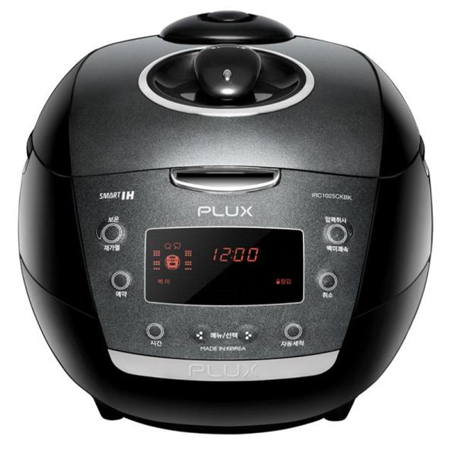 [3년무상AS]플럭스 10인용 IH 전기밥솥_PLX-IRC1025CKBK(AS보장, 타철명장 내솥, 스테인리스 분리형 커버)