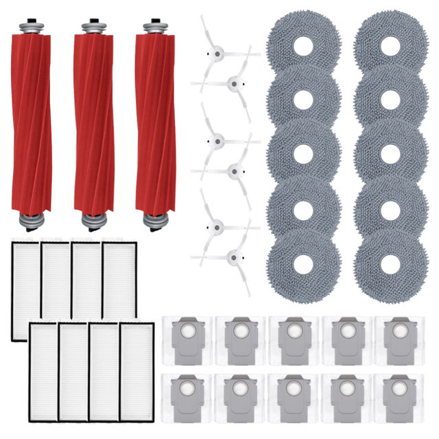 [호환] 로보락 Q Revo Pro / S 소모품 물걸레 더스트백 필터 브러쉬 1년 패키지
