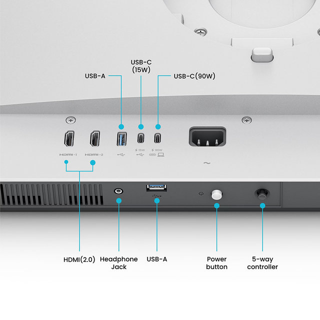 벤큐 총판 MA270UP 무결점 4K UHD USB-C PD90W 애플 Mac 맥북 전용 글로시패널