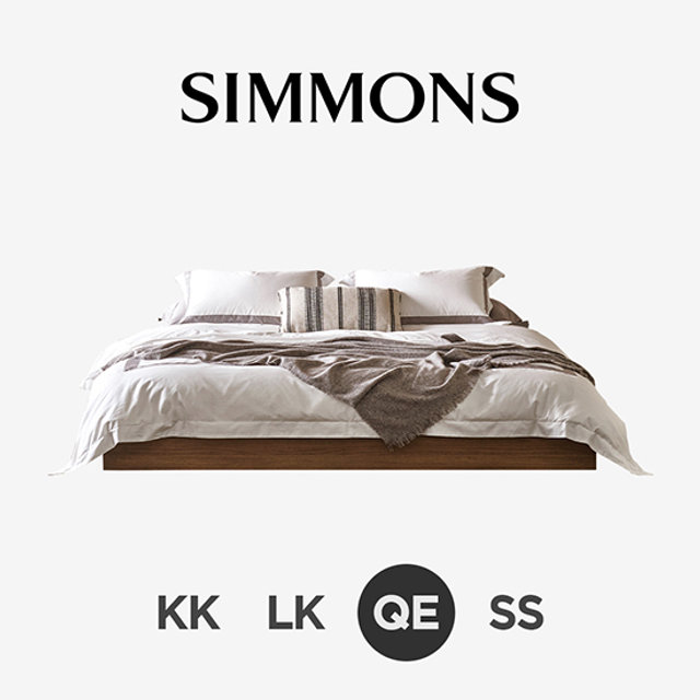 [시몬스] 탠. 슬릭헤드. 뷰티레스트 레이븐. 퀸 침대