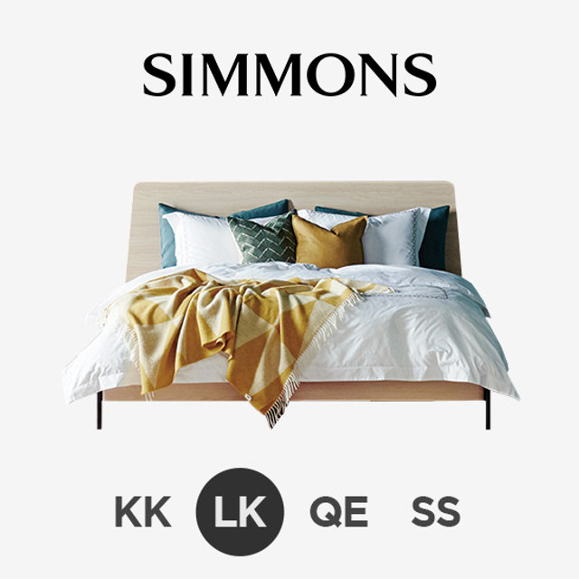 [시몬스] 카누스. 뷰티레스트 시트러스. 라지킹 침대