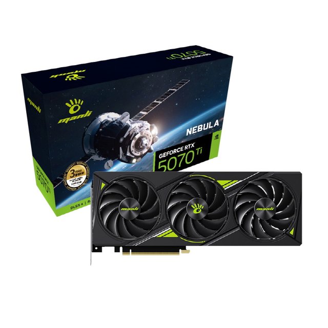 MANLI 지포스 RTX 5070 Ti Nebula D7 16GB 인텍앤컴퍼니 VGA 그래픽 카드