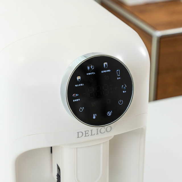 딜리코 홈브라운 전자동 에스프레소 가정용 커피머신 화이트