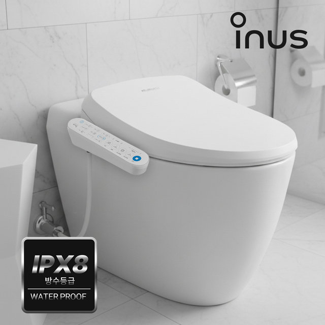 26년신제품 이누스비데 99.9% 살균 IPX8 완벽방수 직수형 더블케어 항균시트 에어버블 필터NO ISA-8500