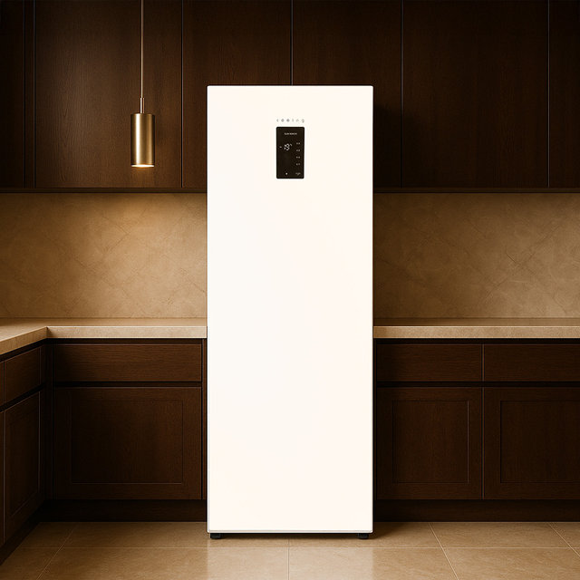 쿠잉 스탠드형 김치냉장고 K120SHB 화이트 슬림 소형 미니 