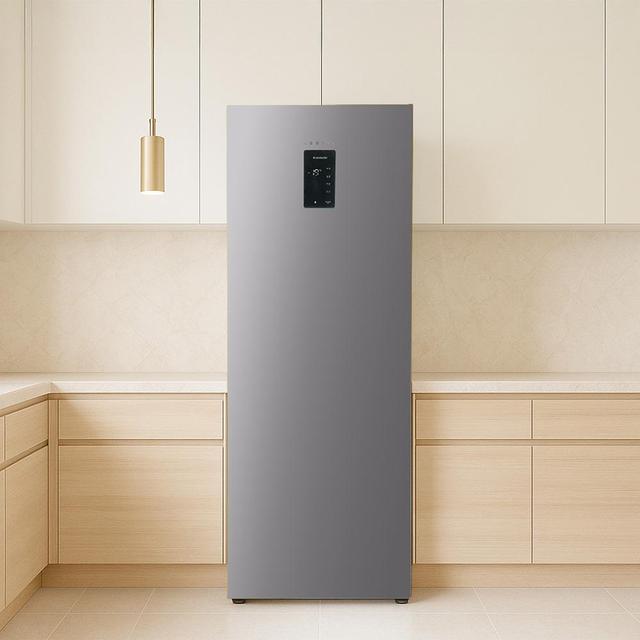 쿠잉 스탠드형 김치냉장고 K120SHB 다크실버 슬림 소형 미니 