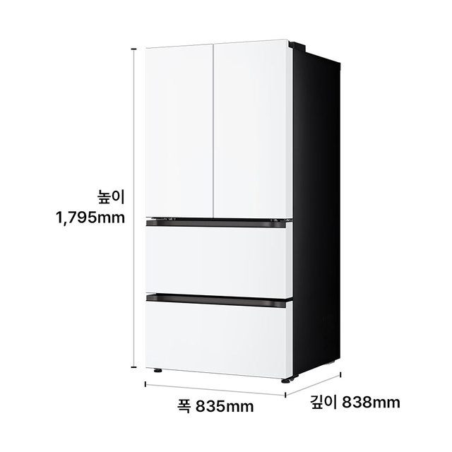 LG 디오스 AI 오브제컬렉션 김치톡톡 스탠드형 Z490MQQF11 (491L,1등급)