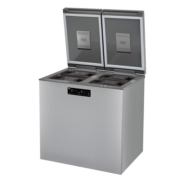 디오스 김치톡톡 뚜껑형 김치 냉장고 K225S121 [217L, 퓨어]