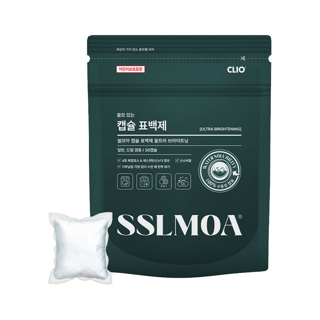 크리오 쓸모아 캡슐 표백제 일반드럼겸용 30개입 x1개