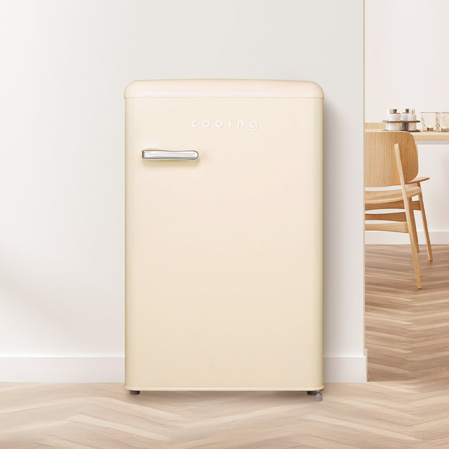 레트로 김치냉장고 REF-K100SC 스탠드형 소형 미니 작은 온도 냉장 냉동 겸용