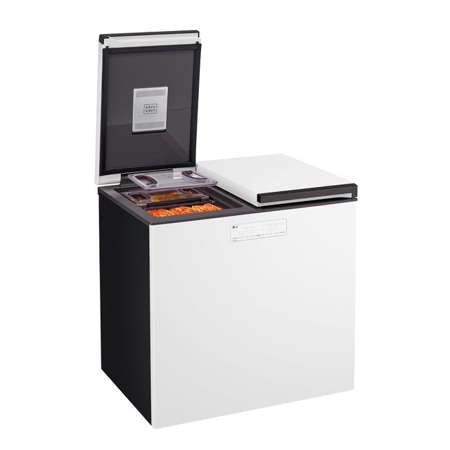 [임직원]디오스 오브제컬렉션 김치톡톡 뚜껑형 김치 냉장고 Z225MQQ151 (217L, 메탈, 에센스 화이트, 1등급)