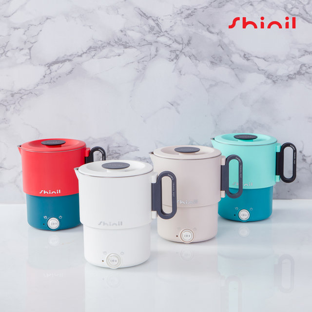 신일 휴대용 포터블 접이식 스테인리스 전기포트 캠핑용