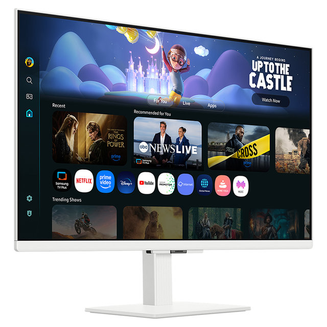 삼성 M5 S32FM501 80.1cm(32인치) 스마트 모니터 IPTV 삼탠바이미 이동식 스탠드 화이트 패키지