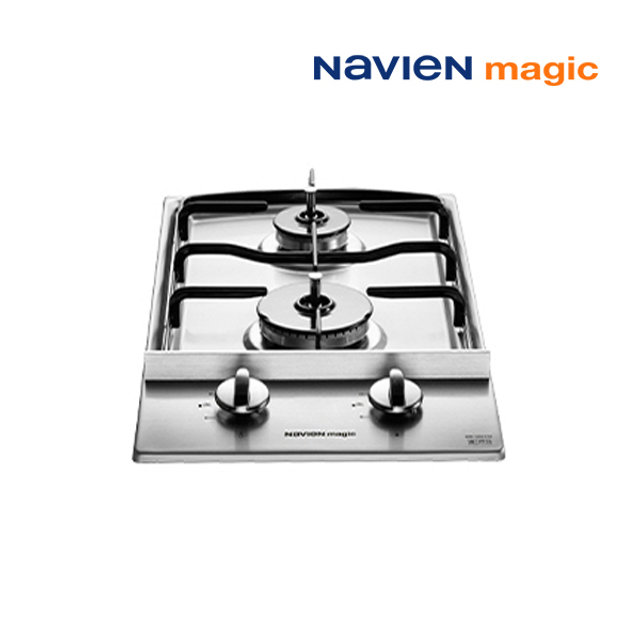 [전국설치] 나비엔매직 빌트인 2구 가스레인지 쿡탑 전기식 265x485 GRB-1002