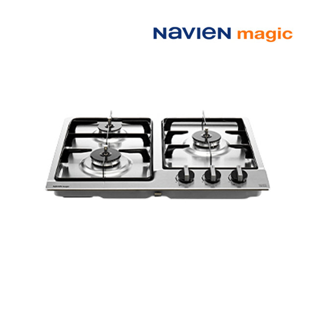 [전국설치] 나비엔 매직 빌트인 3구 가스레인지 쿡탑 560x440 GRB-2103