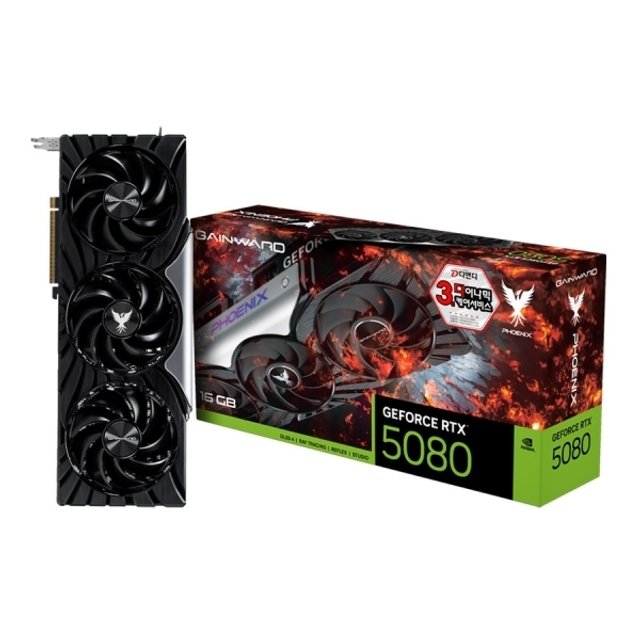 GAINWARD 지포스 RTX 5080 피닉스 D7 16GB (정품, 빠른발송)