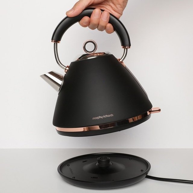 [최상급 / 한샘광교점] (진열)모피리처드 전기포트 엑센트 블랙 MR-102025 (J)MR-102025