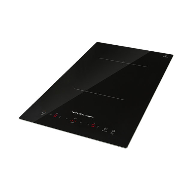 경동 나비엔매직 빌트인 매립 2구 인덕션 전기레인지 265x490/ CEI150-02B2N