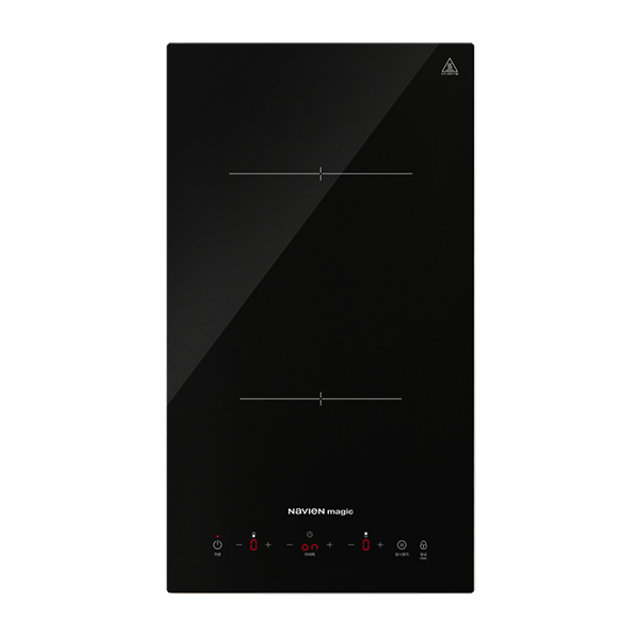 경동 나비엔매직 빌트인 매립 2구 인덕션 전기레인지 265x490/ CEI150-02B2N
