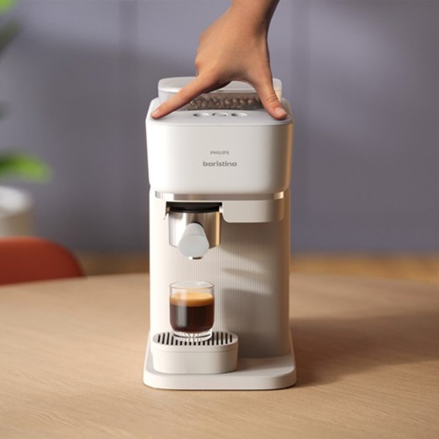 [박스개봉 - 변심반품] 필립스 바리스티나 에스프레소 커피머신 화이트 BAR-300_00