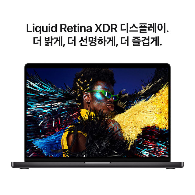 맥북프로 16 M5 Pro, 18코어 CPU, 20코어 GPU, 24GB RAM, 1TB SSD - 스페이스 블랙 [MGEA4KH/A]