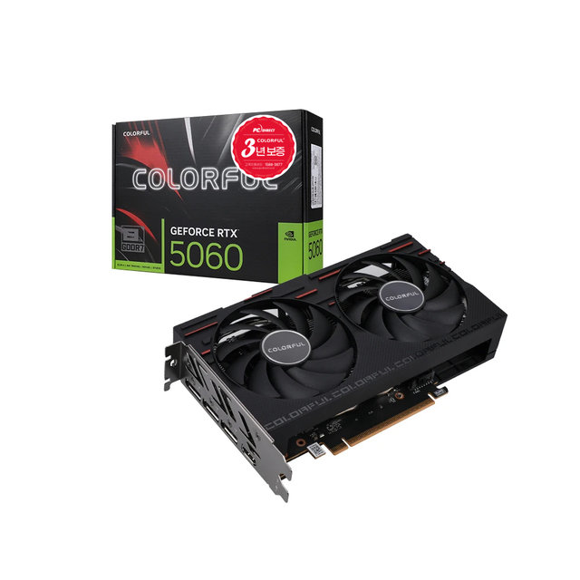 COLORFUL 지포스 RTX 5060 GAMING DUO D7 8GB 피씨디렉트_VGA
