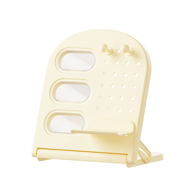 스탠드 타공보드 3구 책상정리함