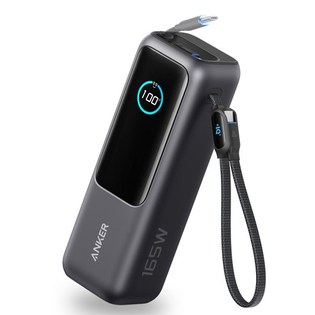 앤커 랩탑 파워뱅크25000mAh 165W 보조배터리 블랙 A1695