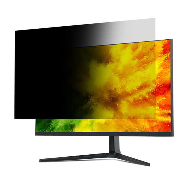 지클릭커 휴 쉴드 PET 부착식 정보보호 모니터 보안필름 27형