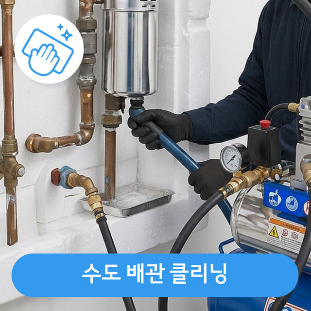 수도 배관 클리닝