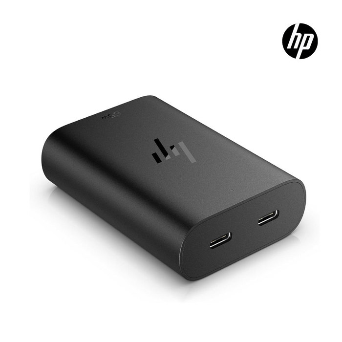 HP USB-C GaN 65W 노트북 어댑터 600Q8UT 노트북과 휴대폰을 동시에 충전