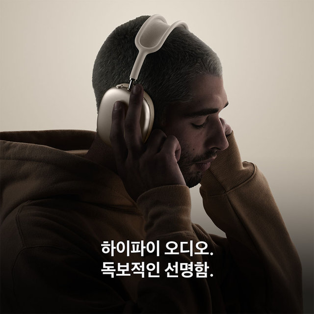 에어팟 맥스 2 노이즈캔슬링 무선 헤드폰 (C타입, 퍼플) - [MHWP4KH/A]