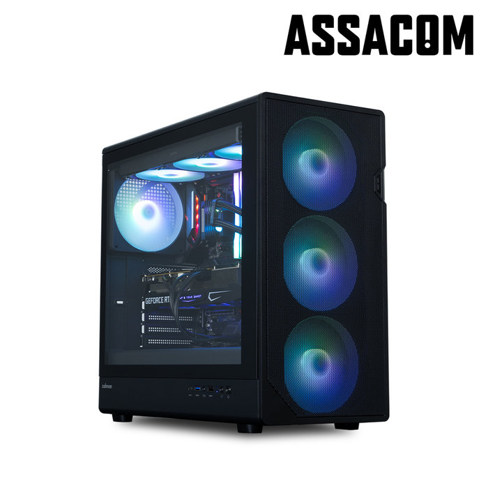 (주)아싸컴 아싸컴 AMD 7700X3D RTX5060Ti 8GB+32GB+1TB / 조립PC 배그 팰월드 발로란트