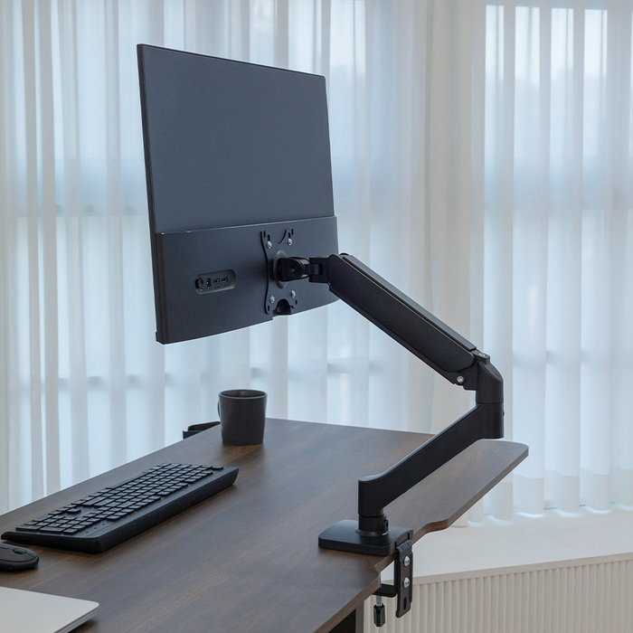 비밀특가 롱코 싱글/듀얼 모니터암 스탠드 모니터 거치대