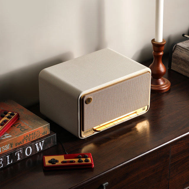 [하이마트몰 런칭특가] 에디파이어 D32 레트로 복고풍 무선 탁상 블루투스 스피커