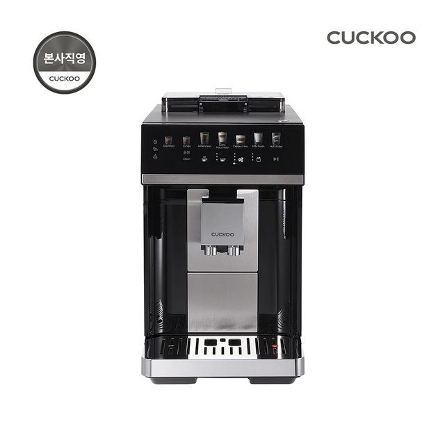 쿠쿠 전자동 커피머신 더크레마 라떼 밀크 스팀 CCM-DAEM2010BK